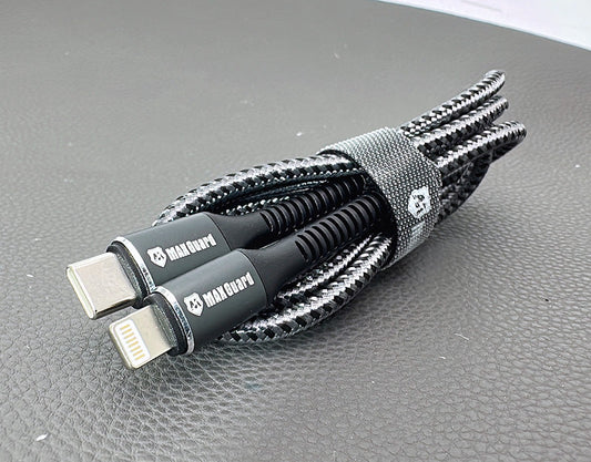 Maxguard 1m 20W USB-C to Lightning cable