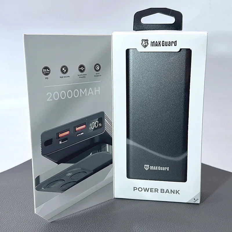 Maxguard 22.5W 20000 mah aluminum power bank