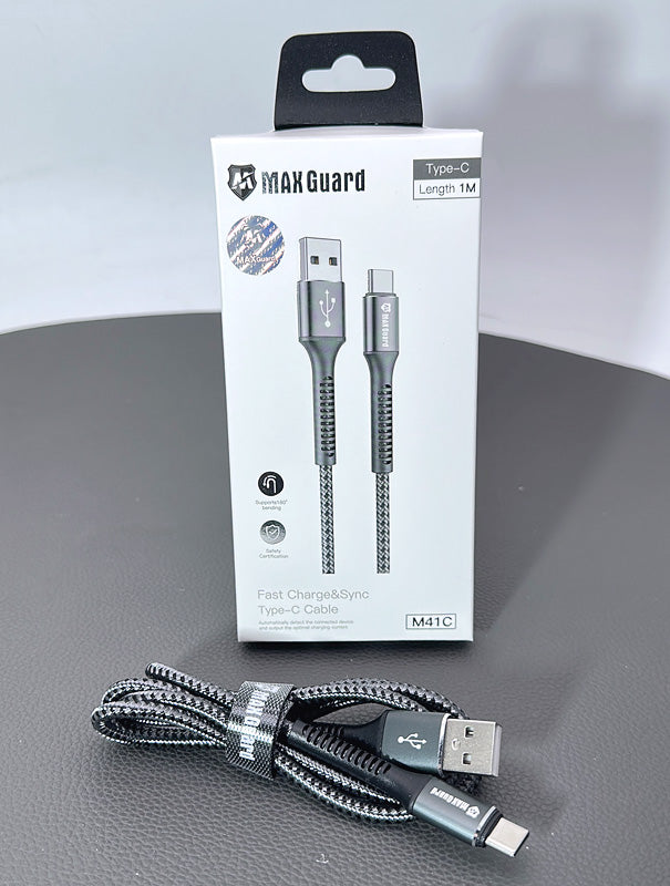Maxguard 1m USB-A to USB-C