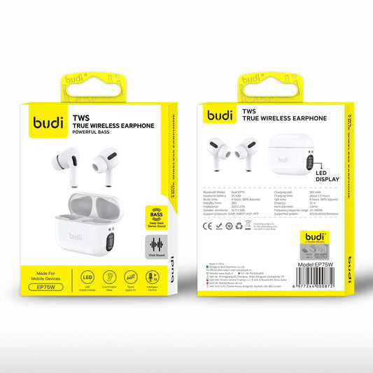 Budi wireless BASS Earphones