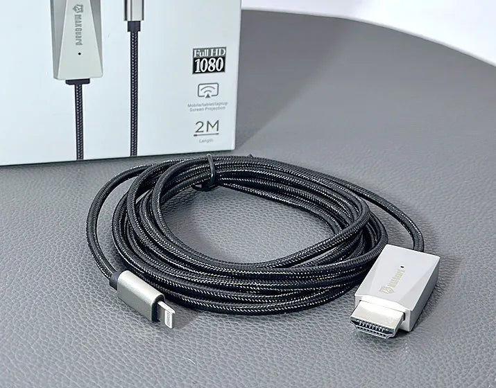 Maxguard 1080P Lightning to HDMI Cable (2m)