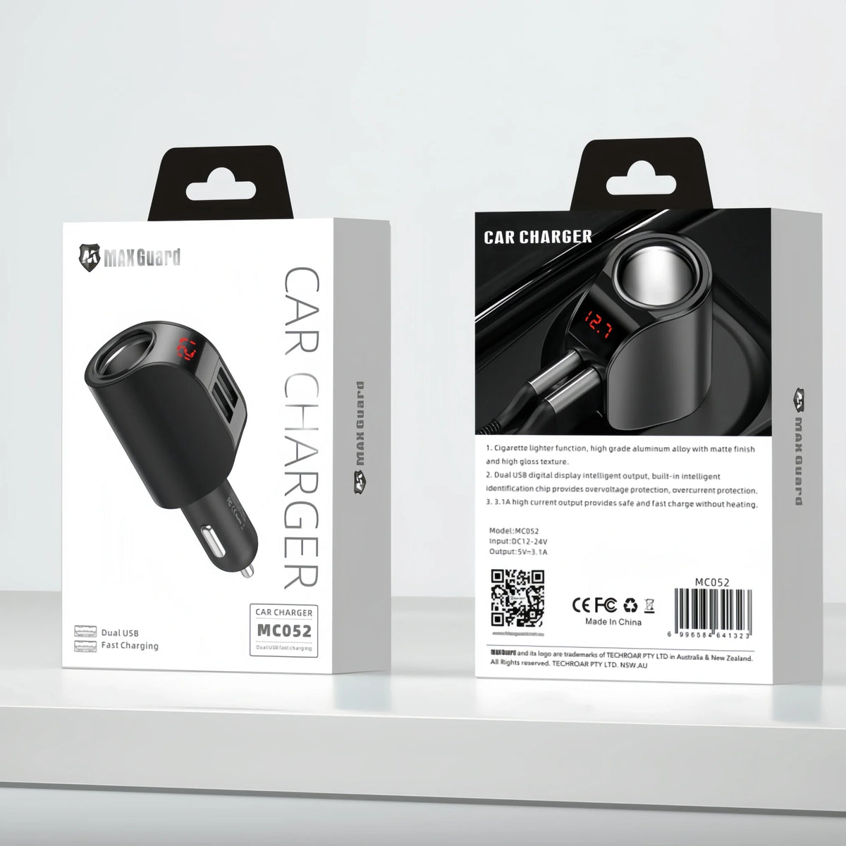 Maxguard 2x USB Car Charger