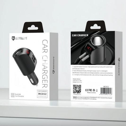 Maxguard 2x USB Car Charger